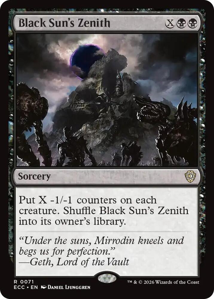 Black Sun's Zenith (71) (ECC)