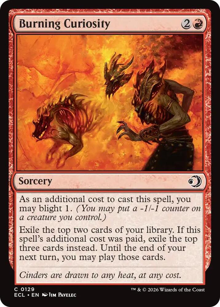 Burning Curiosity (129) (ECL)