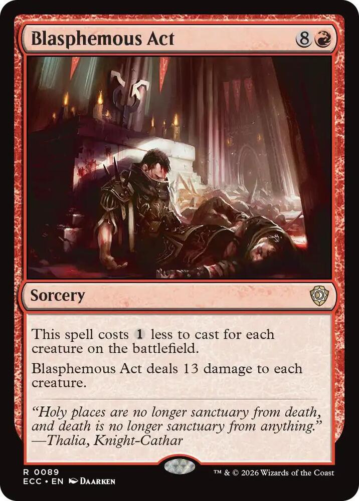 Blasphemous Act (89) (ECC)