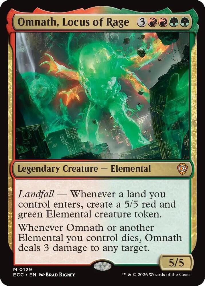 Omnath, Locus of Rage (129) (ECC)