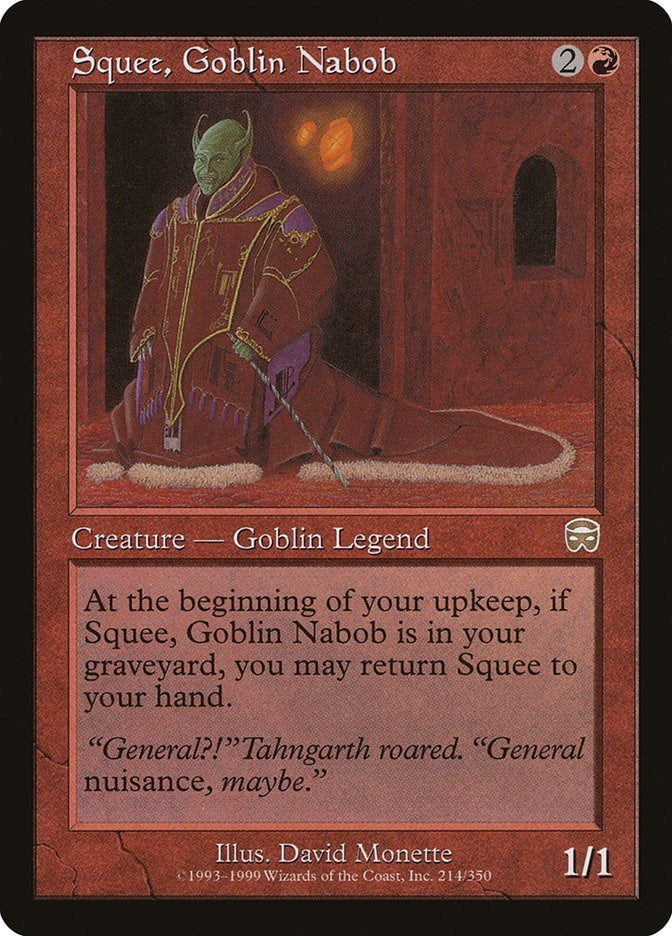 Image for Squee, Goblin Nabob (214) (MMQ) - Magic: The Gathering