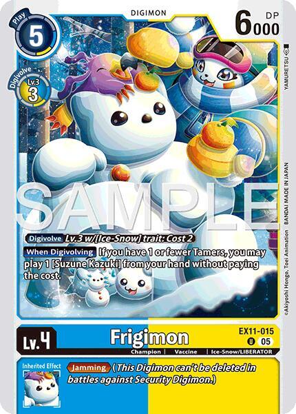Frigimon (EX11-015 U) (EX-11)