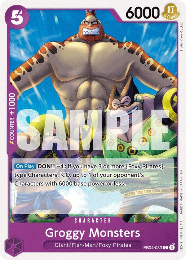 Groggy Monsters (EB04-033) (OP14-EB04)