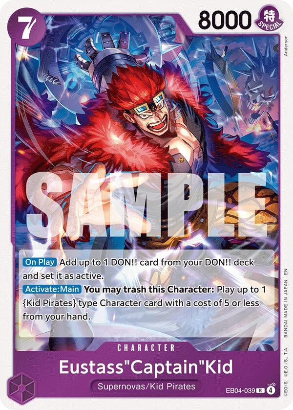 Eustass"Captain"Kid - EB04-039 (EB04-039) (OP14-EB04)