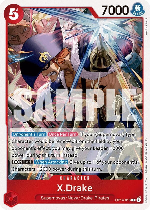 X.Drake (OP14-016) (OP14-EB04)
