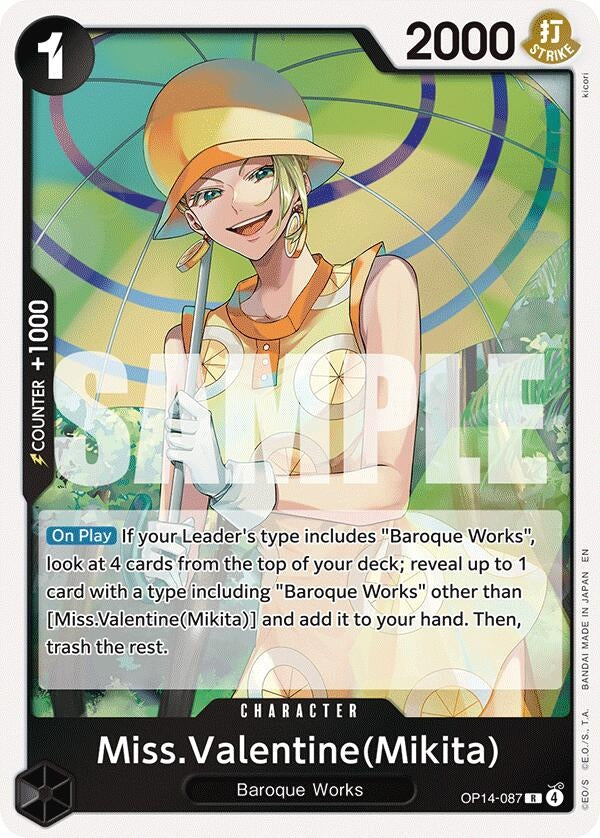 Miss.Valentine(Mikita) (OP14-087) (OP14-EB04)