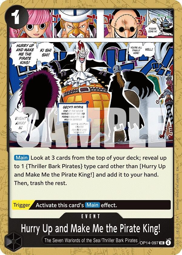 Hurry Up and Make Me the Pirate King! (OP14-097) (OP14-EB04)