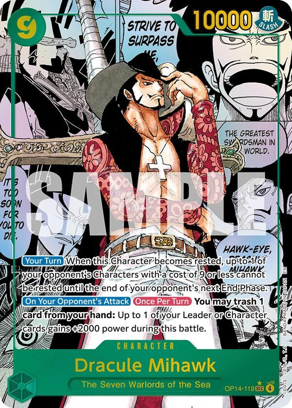 Dracule Mihawk (Manga) (OP14-119) (OP14-EB04)