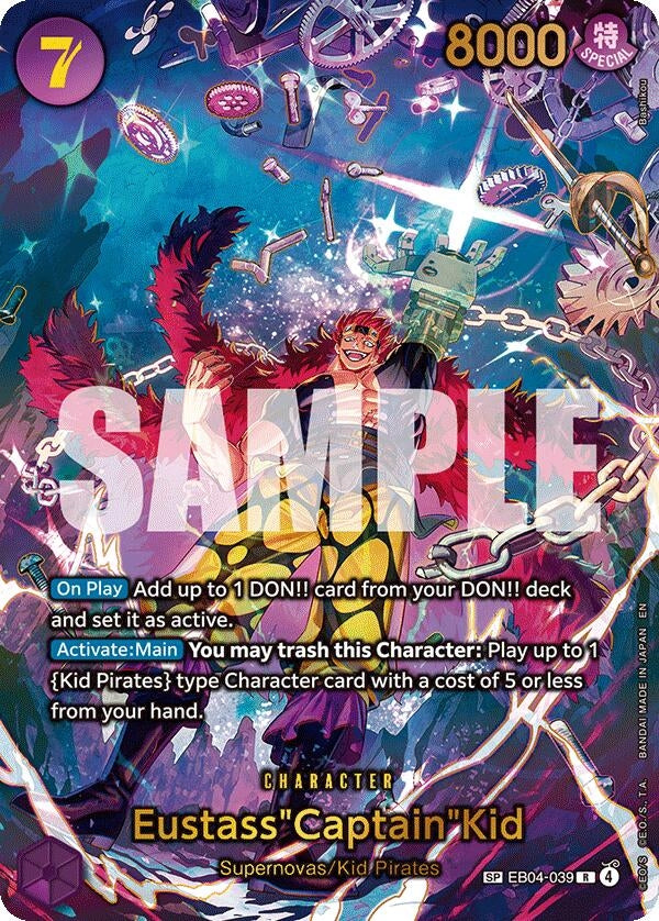 Eustass"Captain"Kid - EB04-039 (SP) (EB04-039) (OP14-EB04)