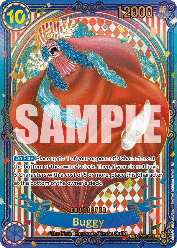 Buggy - OP09-051 (SP) (Gold) (OP09-051) (OP14-EB04)