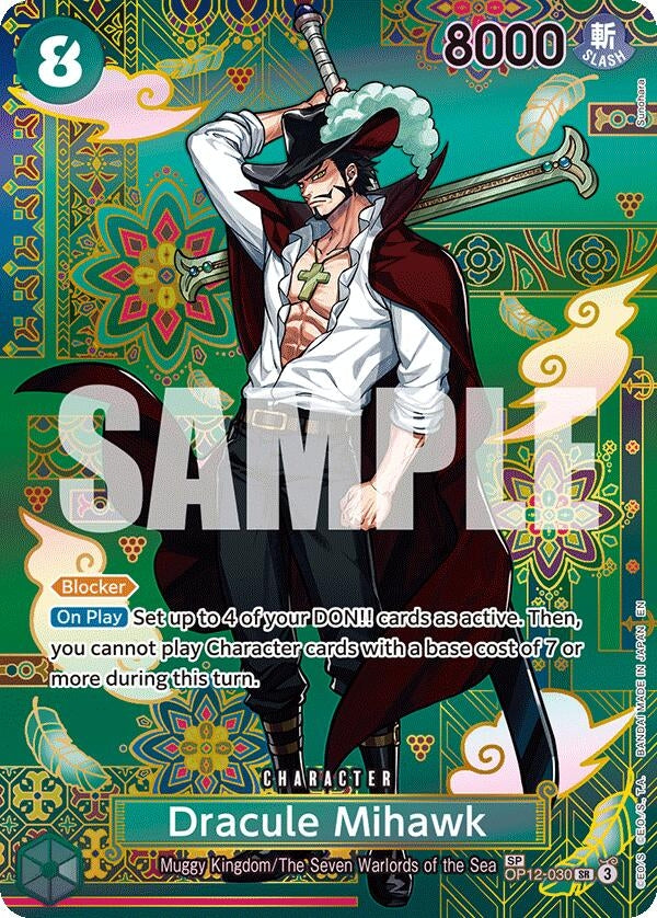 Dracule Mihawk - OP12-030 (SP) (OP12-030) (OP14-EB04)