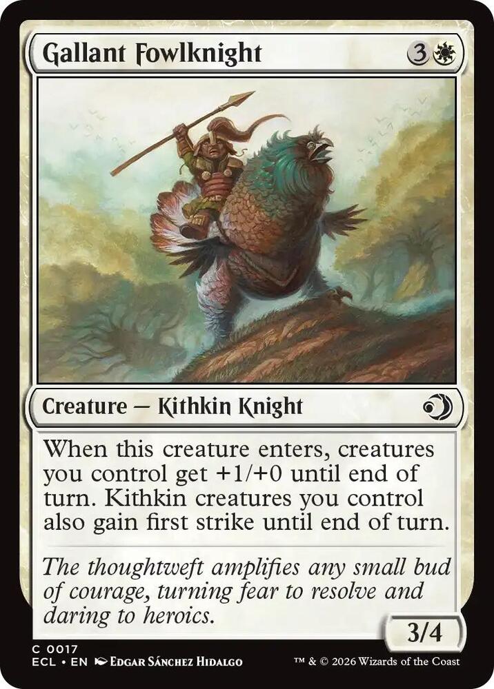 Gallant Fowlknight (17) (ECL)