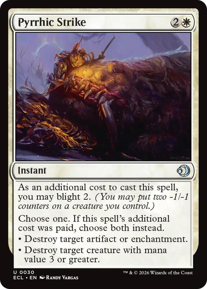 Pyrrhic Strike (30) (ECL)