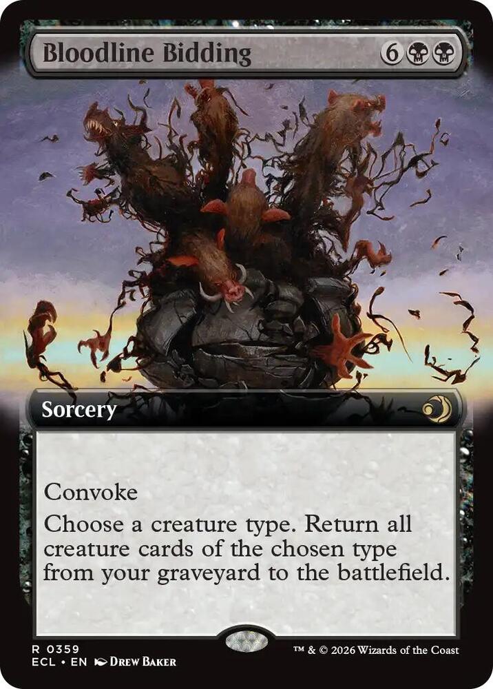 Bloodline Bidding (Extended Art) (359) (ECL)