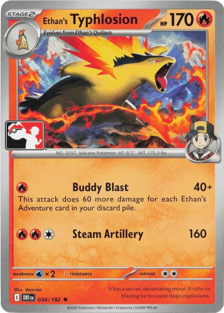 Ethan's Typhlosion - 034/182 (034/182)