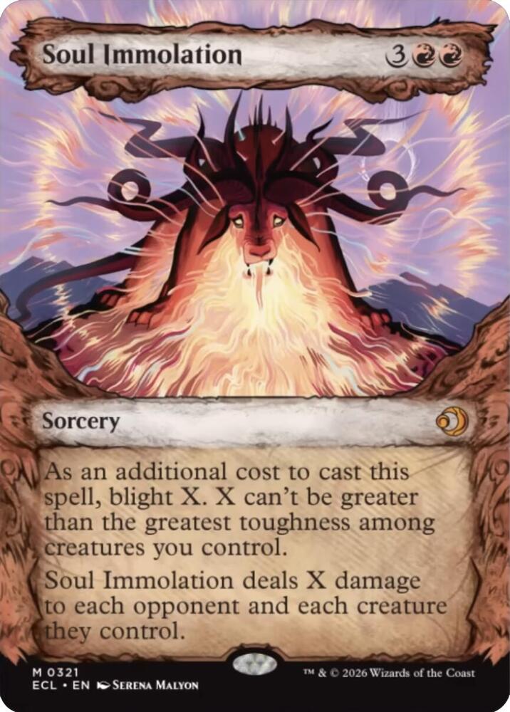 Soul Immolation (Showcase) (321) (ECL)