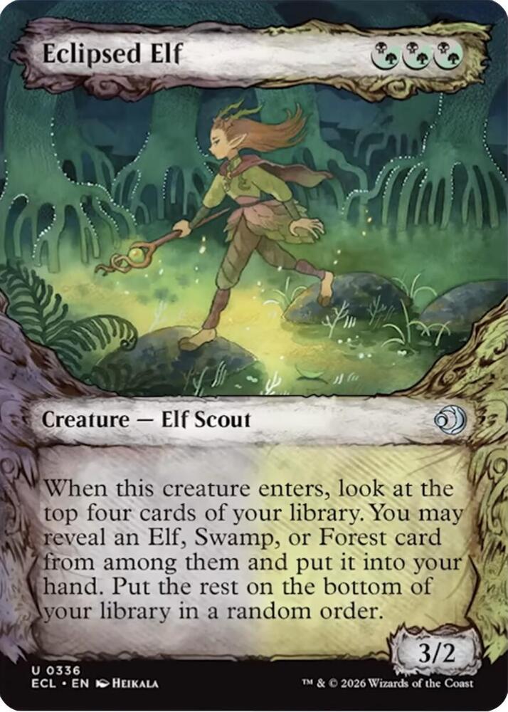 Eclipsed Elf (Showcase) (336) (ECL)