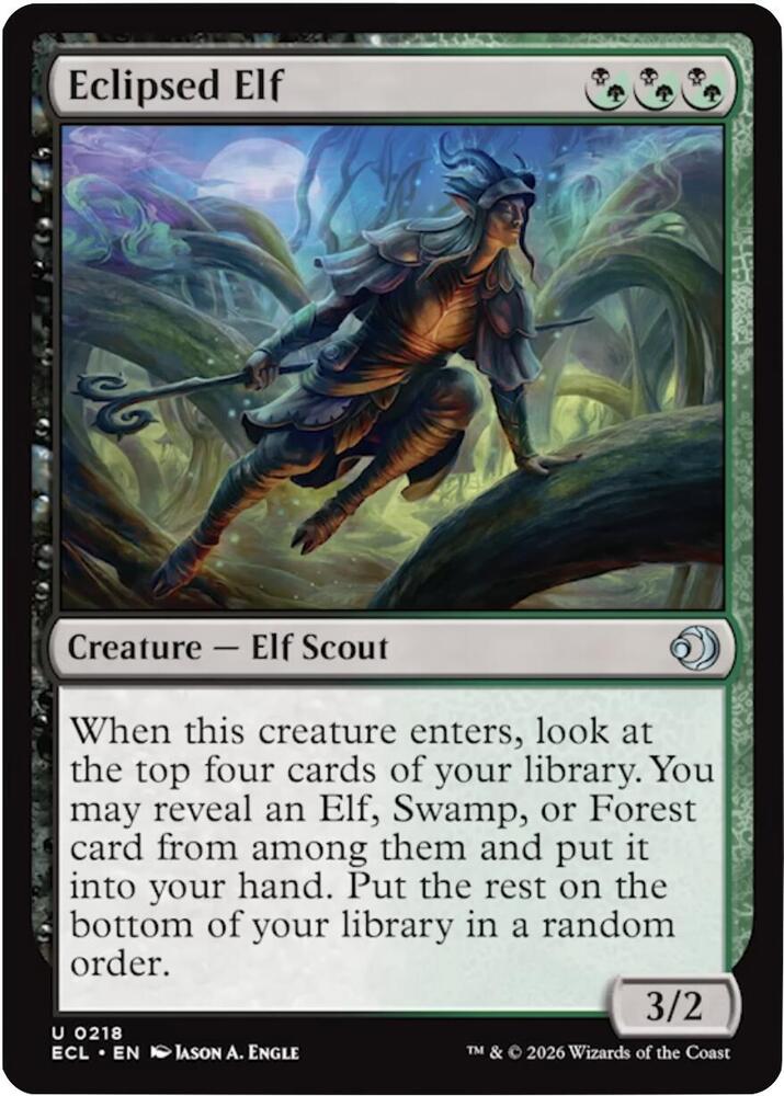 Eclipsed Elf (218) (ECL)