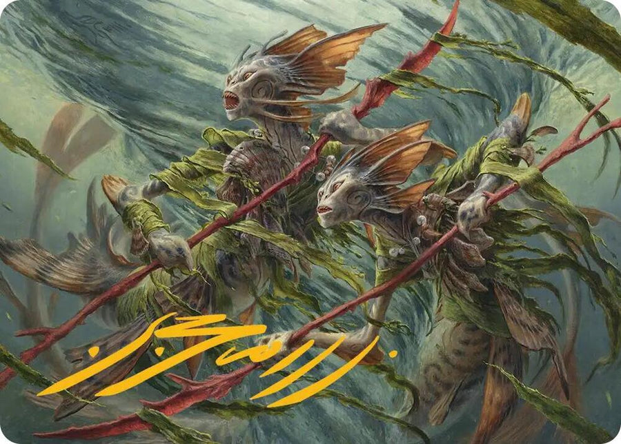 Champions of the Shoal Art Card (Gold-Stamped Signature) (6) (ASECL)