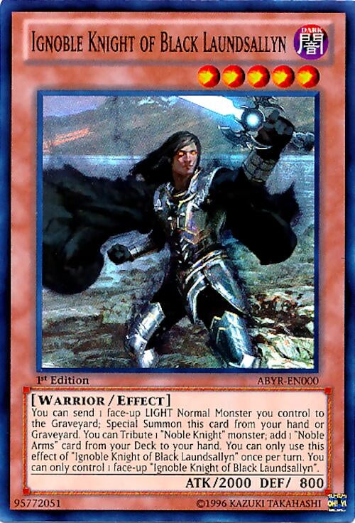 Ignoble Knight of Black Laundsallyn (ABYR-EN000) (ABYR)