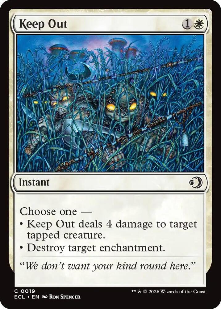 Keep Out (19) (ECL)