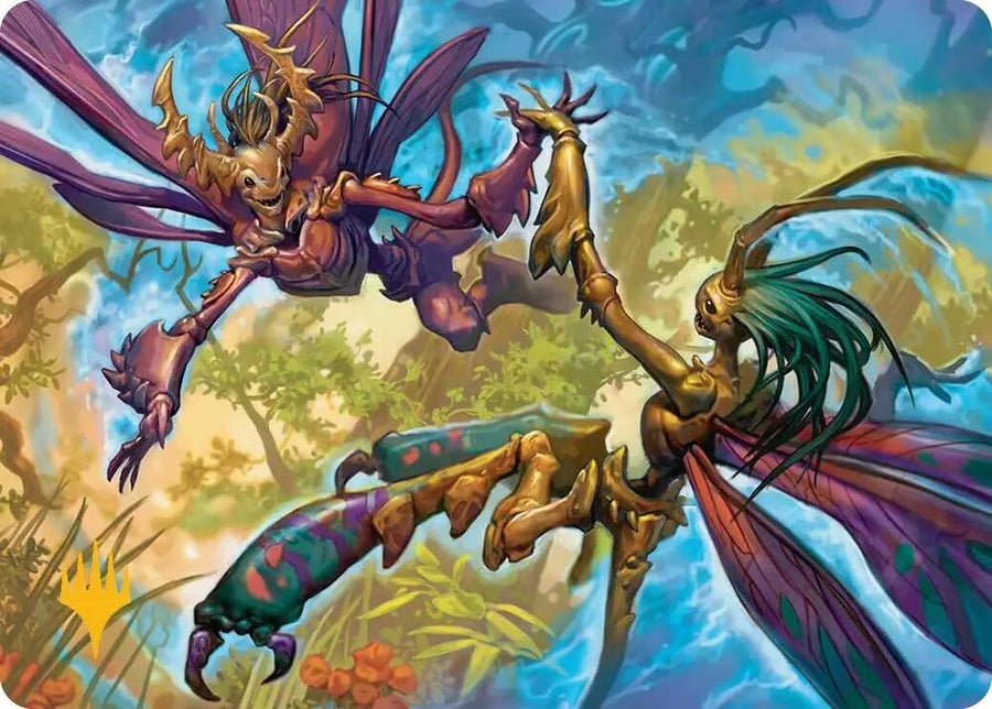 Illusion Spinners Art Card (Gold-Stamped Planeswalker Symbol) (8) (ASECL)
