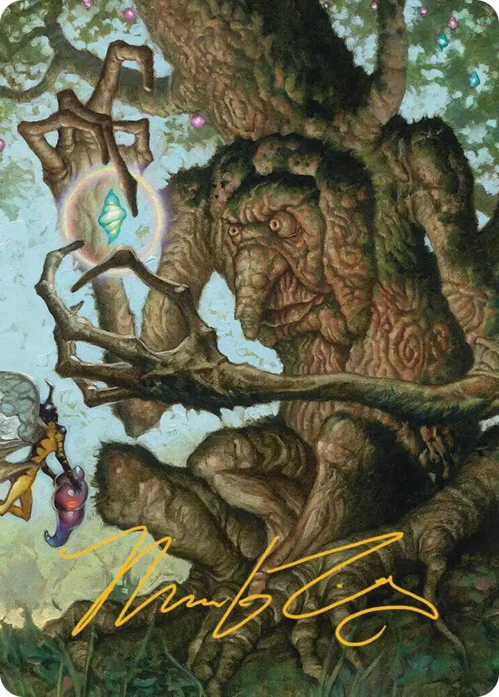 Faeburrow Elder Art Card (Gold-Stamped Signature) (51) (ASECL)