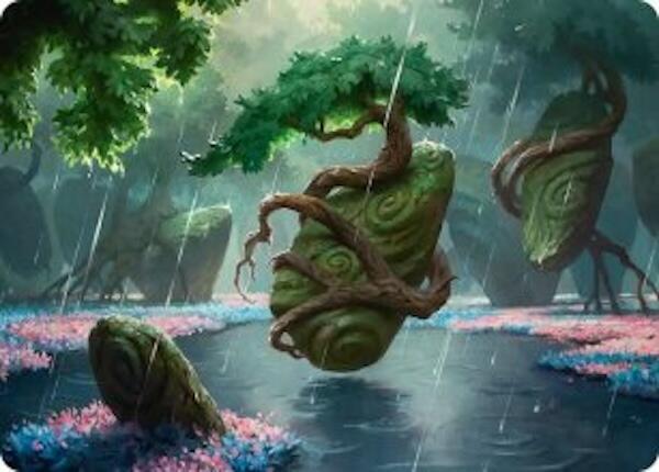 Rain-Slicked Copse Art Card (49) (ASECL)