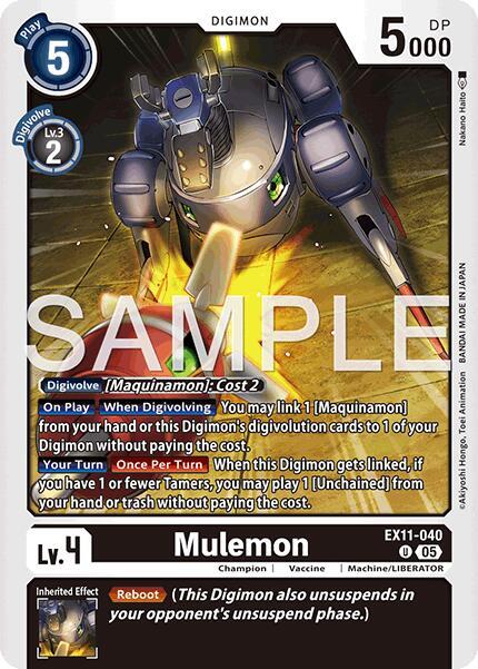 Mulemon (EX11-040 U) (EX-11)