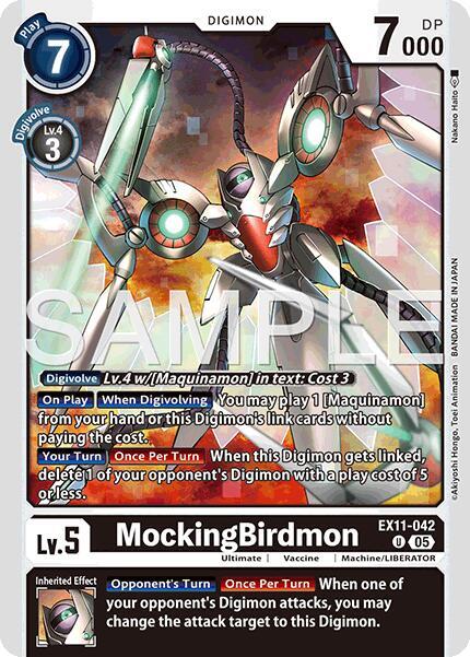 MockingBirdmon (EX11-042 U) (EX-11)