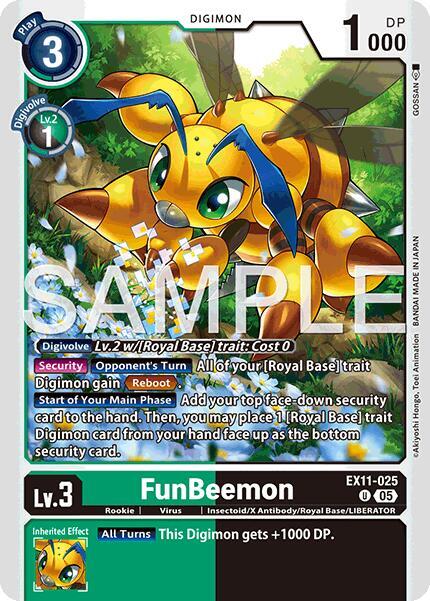 FunBeemon (EX11-025 U) (EX-11)
