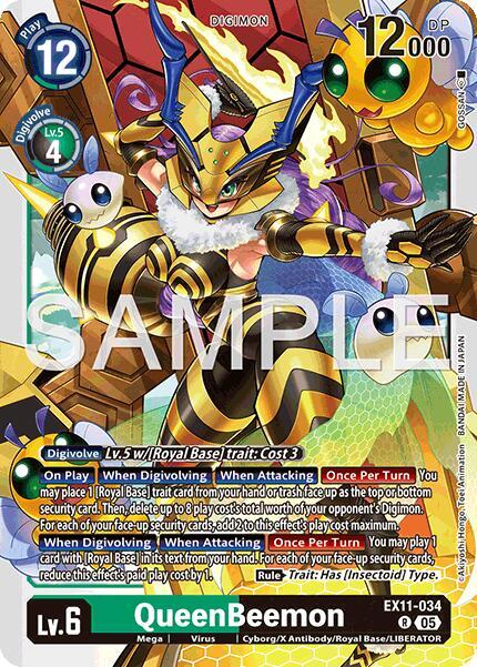 QueenBeemon (EX11-034 R) (EX-11)
