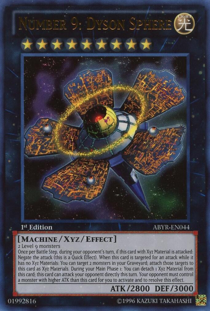Number 9: Dyson Sphere (ABYR-EN044) (ABYR)