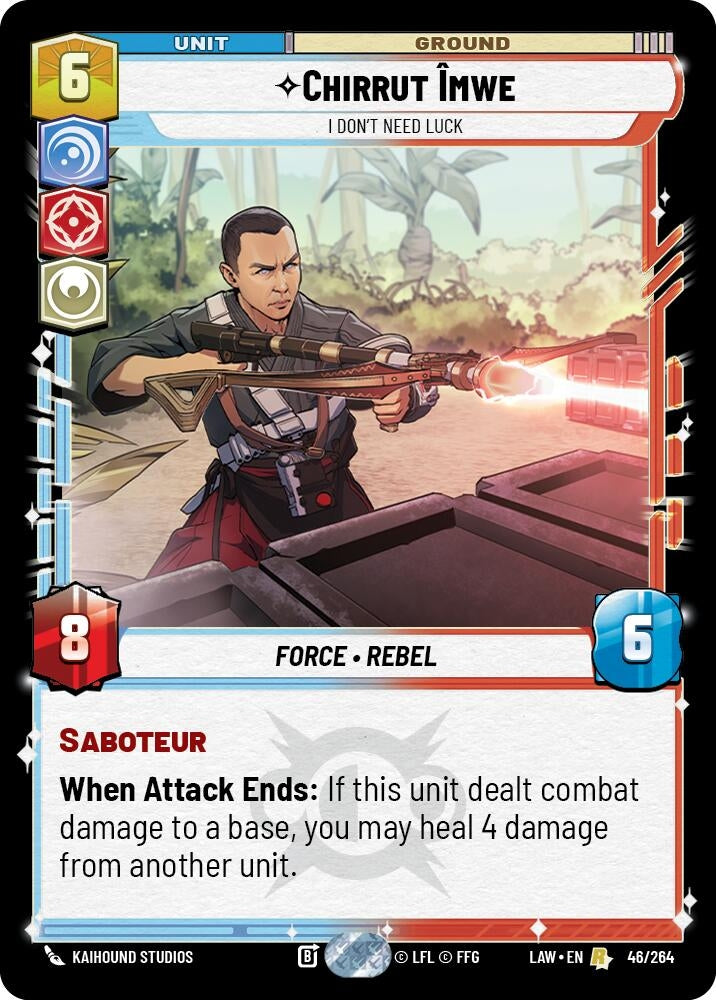 Chirrut Îmwe - I Don't Need Luck (46/264) (LAW)