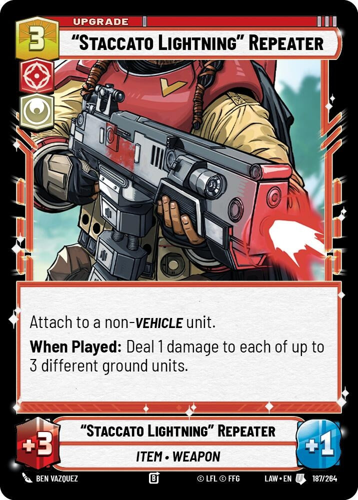 "Staccato Lightning" Repeater (187/264) (LAW)