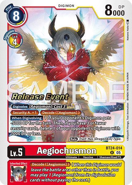 Aegiochusmon (BT24-014 R) (BT-24_PR)