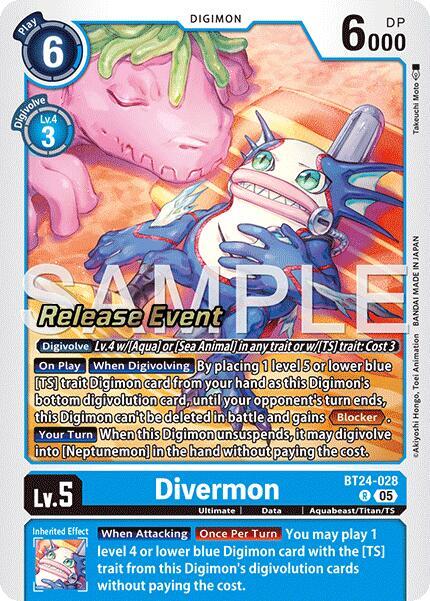 Divermon (BT24-028 R) (BT-24_PR)