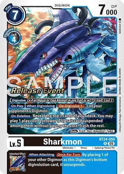 Sharkmon (BT24-059 R) (BT-24_PR)