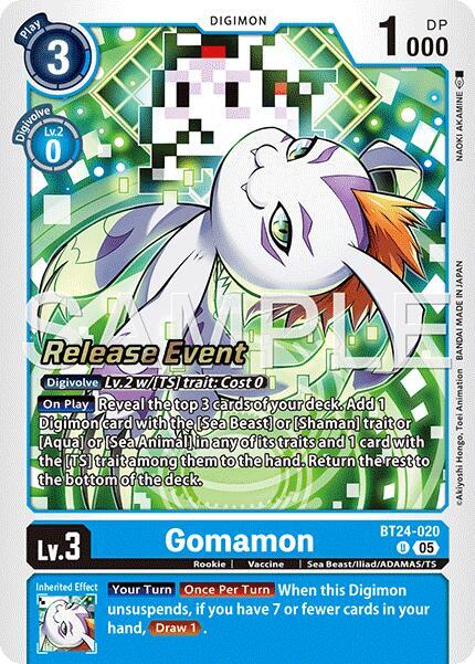 Gomamon (BT24-020 U) (BT-24_PR)
