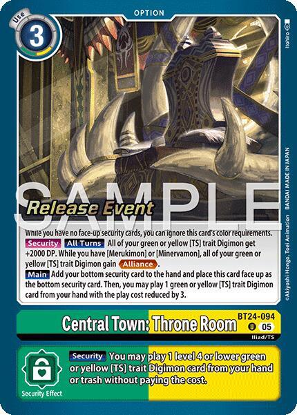 Central Town: Throne Room (BT24-094 U) (BT-24_PR)