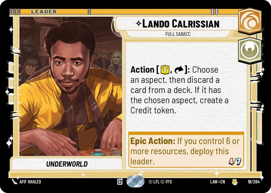 Lando Calrissian - Full Sabacc (18/264) (LAW)