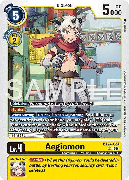 Aegiomon (BT24-034 SR) (BT-24)