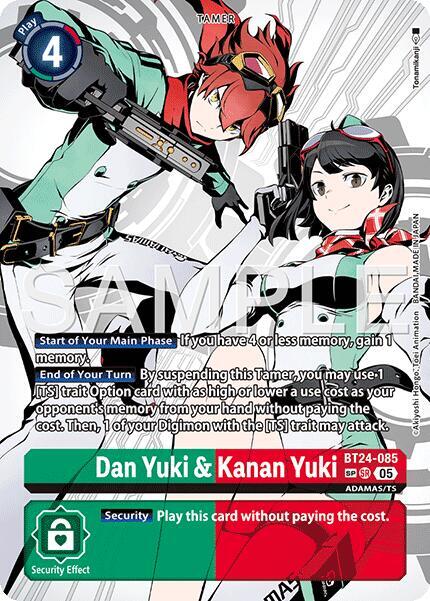 Dan Yuki & Kanan Yuki (SP) (BT24-085 SR) (BT-24)
