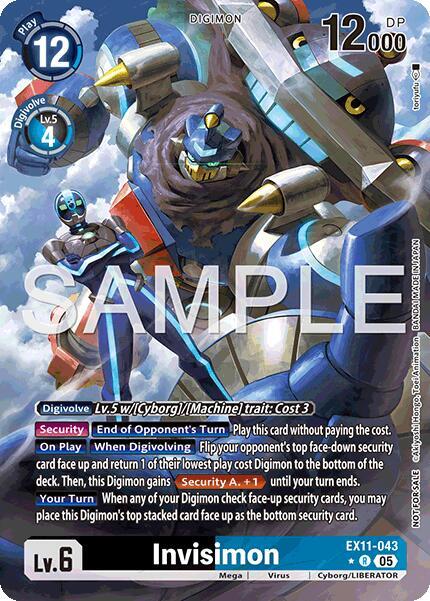 Invisimon (Box Topper) (EX11-043 R) (EX-11)