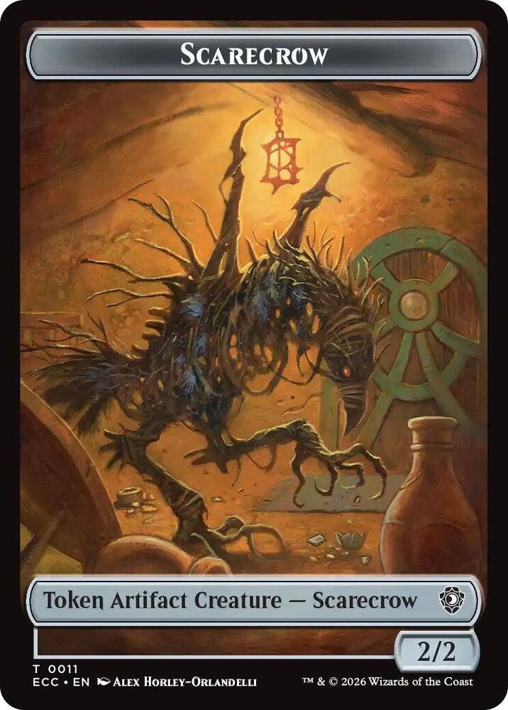 Scarecrow // Treasure Double-Sided Token (11 // 10) (ECC)