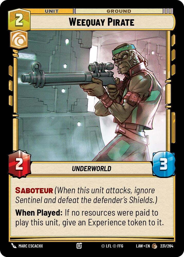 Weequay Pirate (231/264) (LAW)