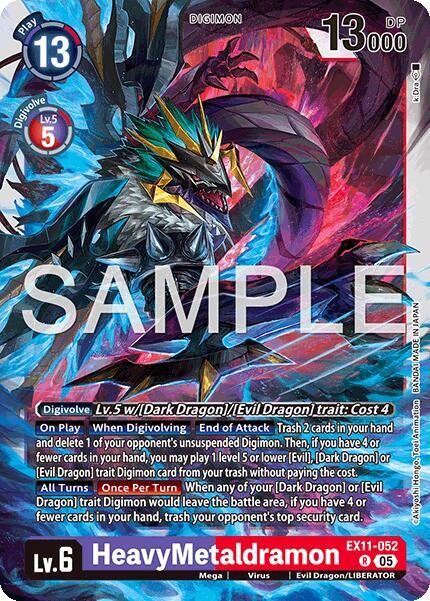 HeavyMetaldramon (EX11-052 R) (EX-11)