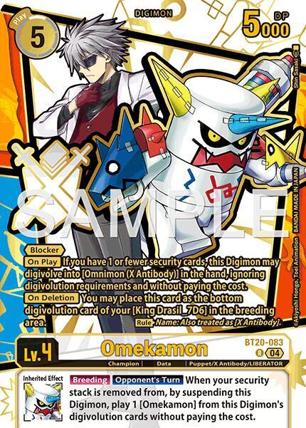 Omekamon (Rare Pull) (BT20-083 R) (EX-11)