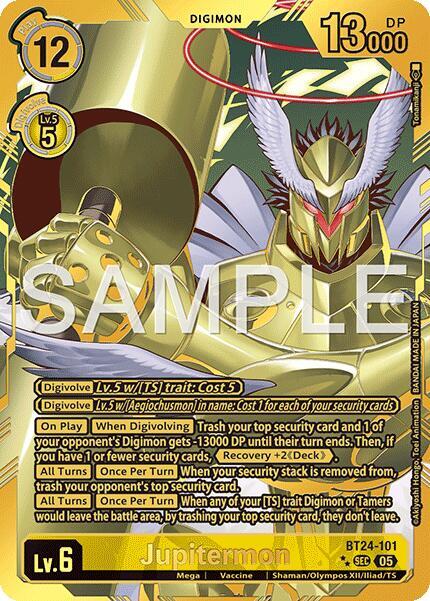 Jupitermon (Rare Pull) (BT24-101 SEC) (BT-24)