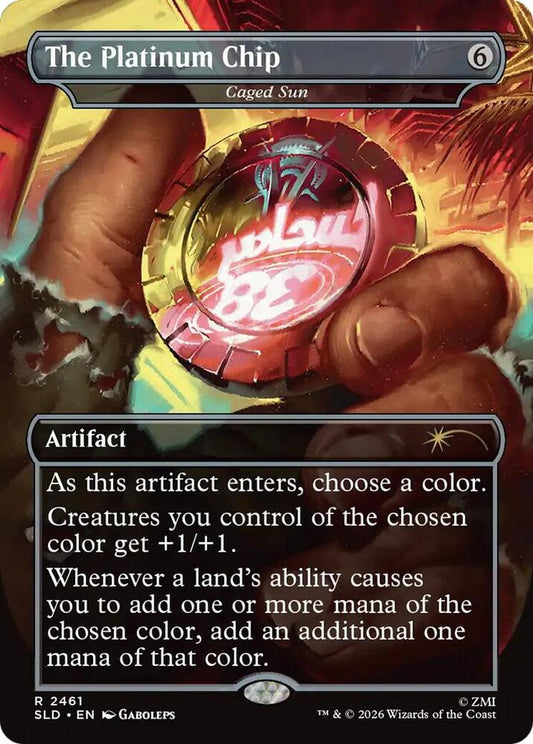 Image for The Platinum Chip - Caged Sun (2461) (SLD) - Magic: The Gathering